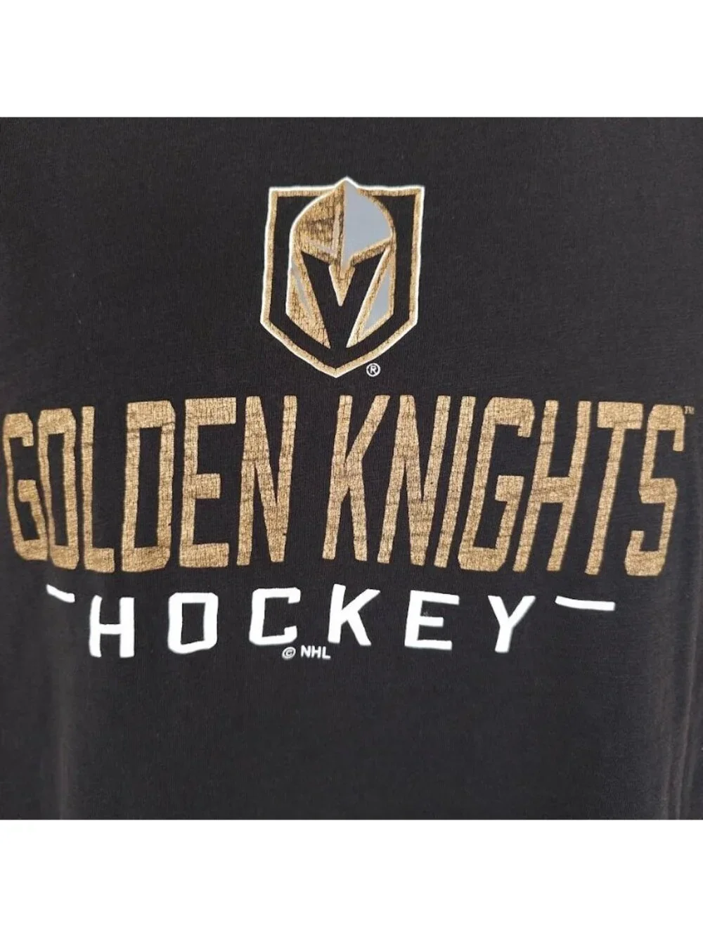 Vegas Golden Knights T Shirt Mens Size XL Black NHL Hockey Champion Brand - Picture 3 of 7
